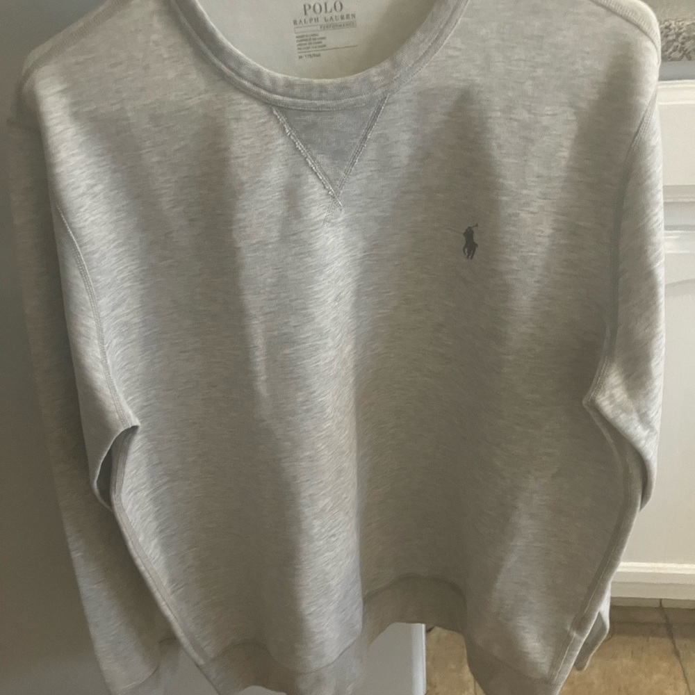 Ralph Lauren Light Gray Crewneck sweatshirt for Men